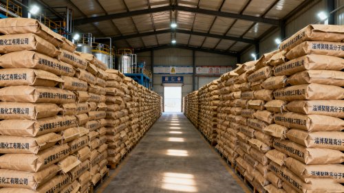 吸水树脂工厂厂区装车作业