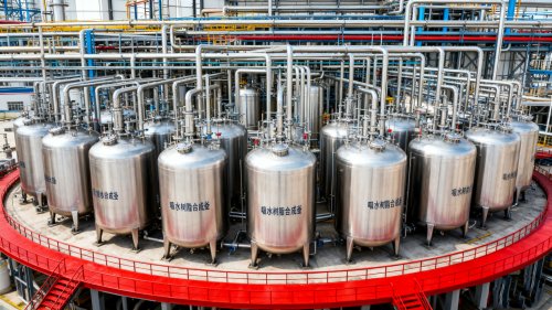 吸水树脂产品包装与仓储现场