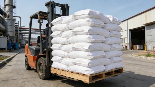 SAP农业保水剂产品装车运输用于提升土壤保水能力