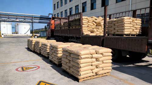 高分子SAP吸水树脂工业吸水材料成品批量装车发货实拍