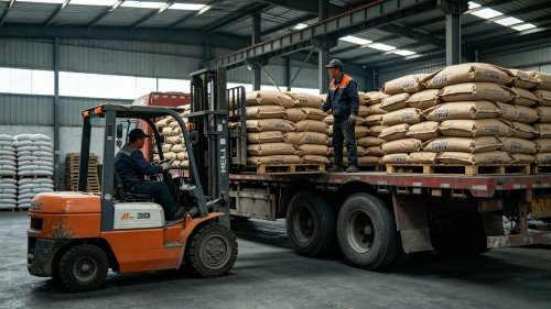 SAP吸水树脂颗粒30至60目工厂厂区装车用于滴灌土壤掺混沙土地每亩5至8公斤保水抗旱