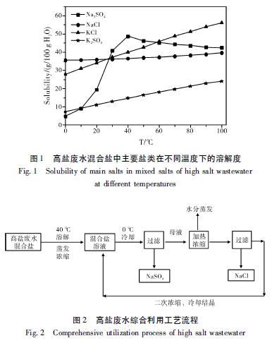 工业高盐废水混合盐高效分离与回收研究